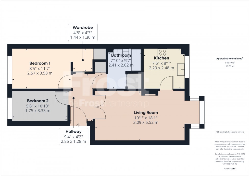 Floorplan for Staines-upon-Thames, Surrey, TW18
