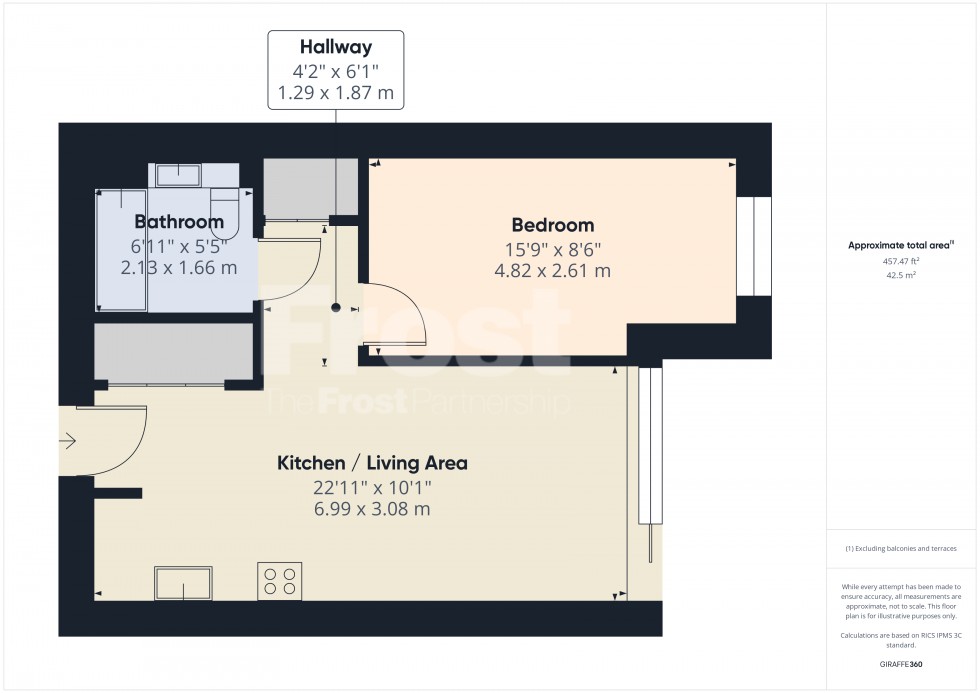 Floorplan for Staines-upon-Thames, Surrey, TW18