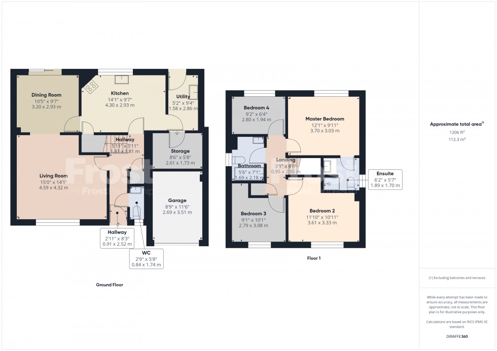 Floorplan for Staines-upon-Thames, Surrey, TW18
