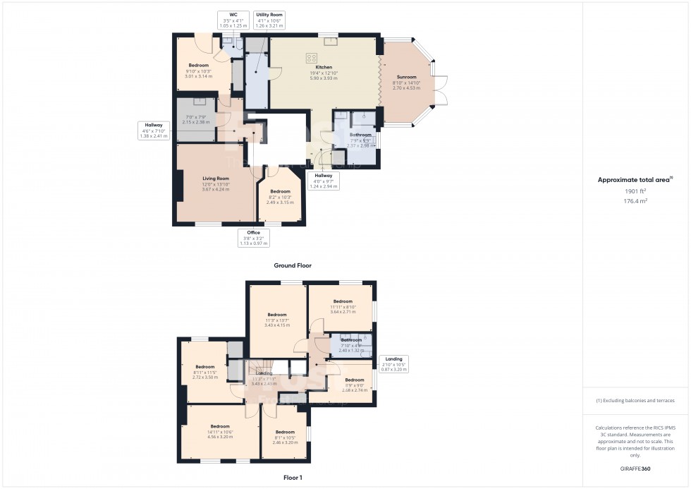 Floorplan for Stanwell, Staines-upon-Thames, TW19