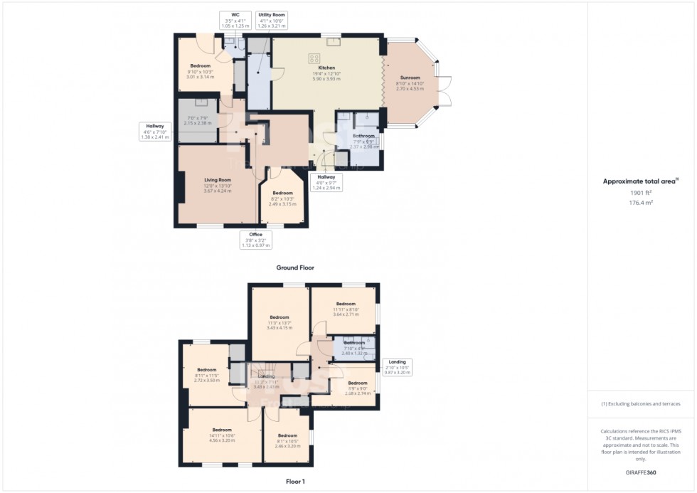 Floorplan for Stanwell, Staines-upon-Thames, TW19