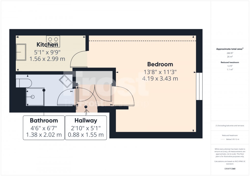 Floorplan for Moormede Crescent, Staines-upon-Thames, TW18