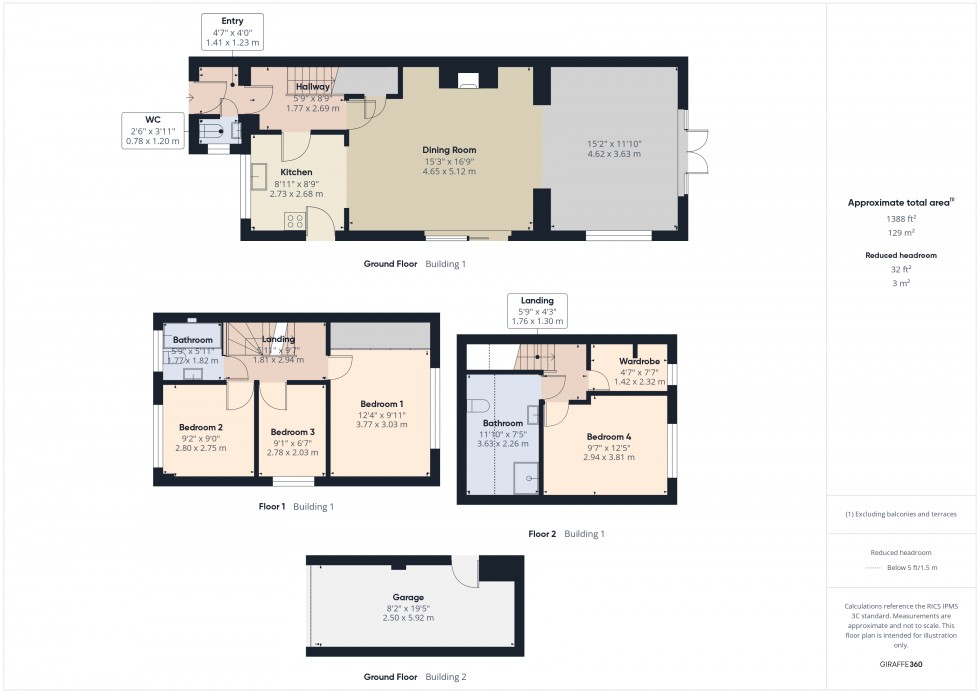 Floorplan for Staines-upon-Thames, Surrey, TW18