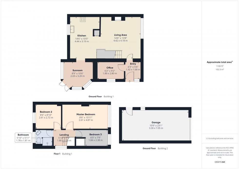 Floorplan for Staines-upon-Thames, Surrey, TW19
