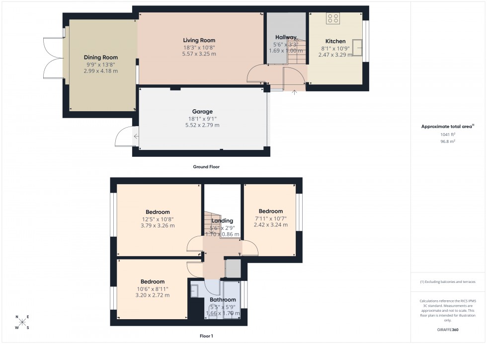 Floorplan for Stanwell Moor, Surrey, TW19