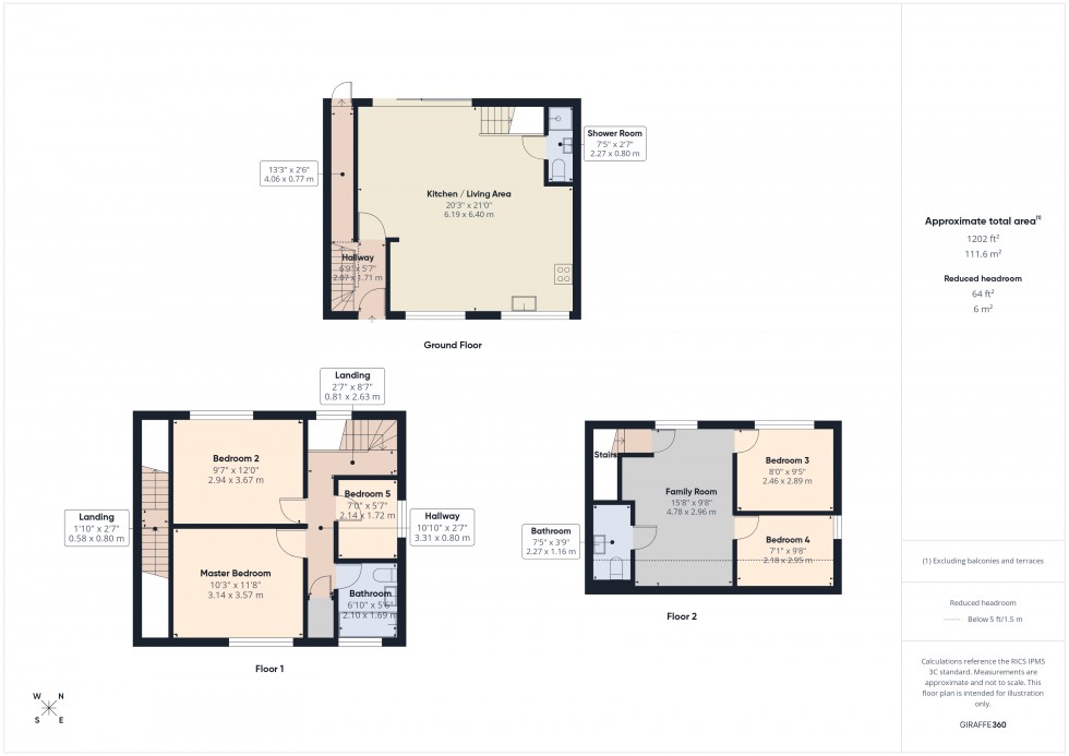 Floorplan for Staines-upon-Thames, Surrey, TW18