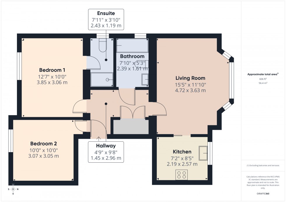 Floorplan for Ashford, Surrey, TW15