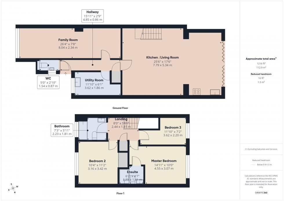 Floorplan for Staines-upon-Thames, Surrey, TW18