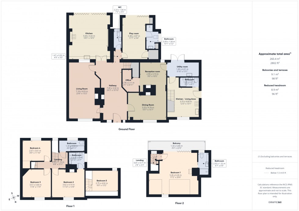Floorplan for Staines-upon-Thames, Surrey, TW19