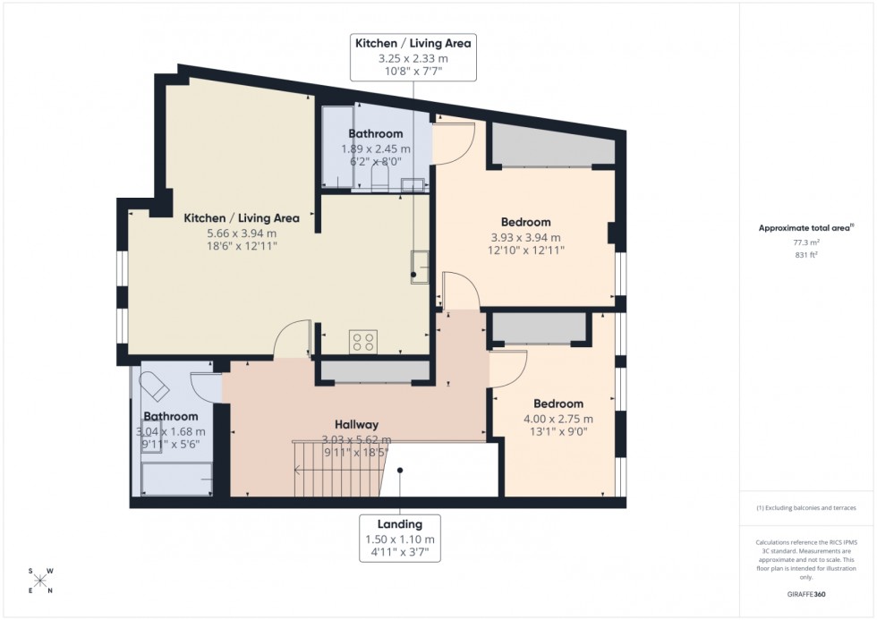 Floorplan for High Street, Staines-Upon-Thames, TW18