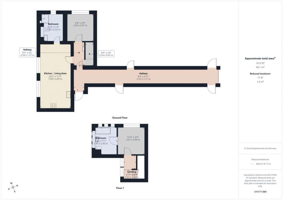 Floorplan for Market Square, Staines-Upon-Thames, TW18