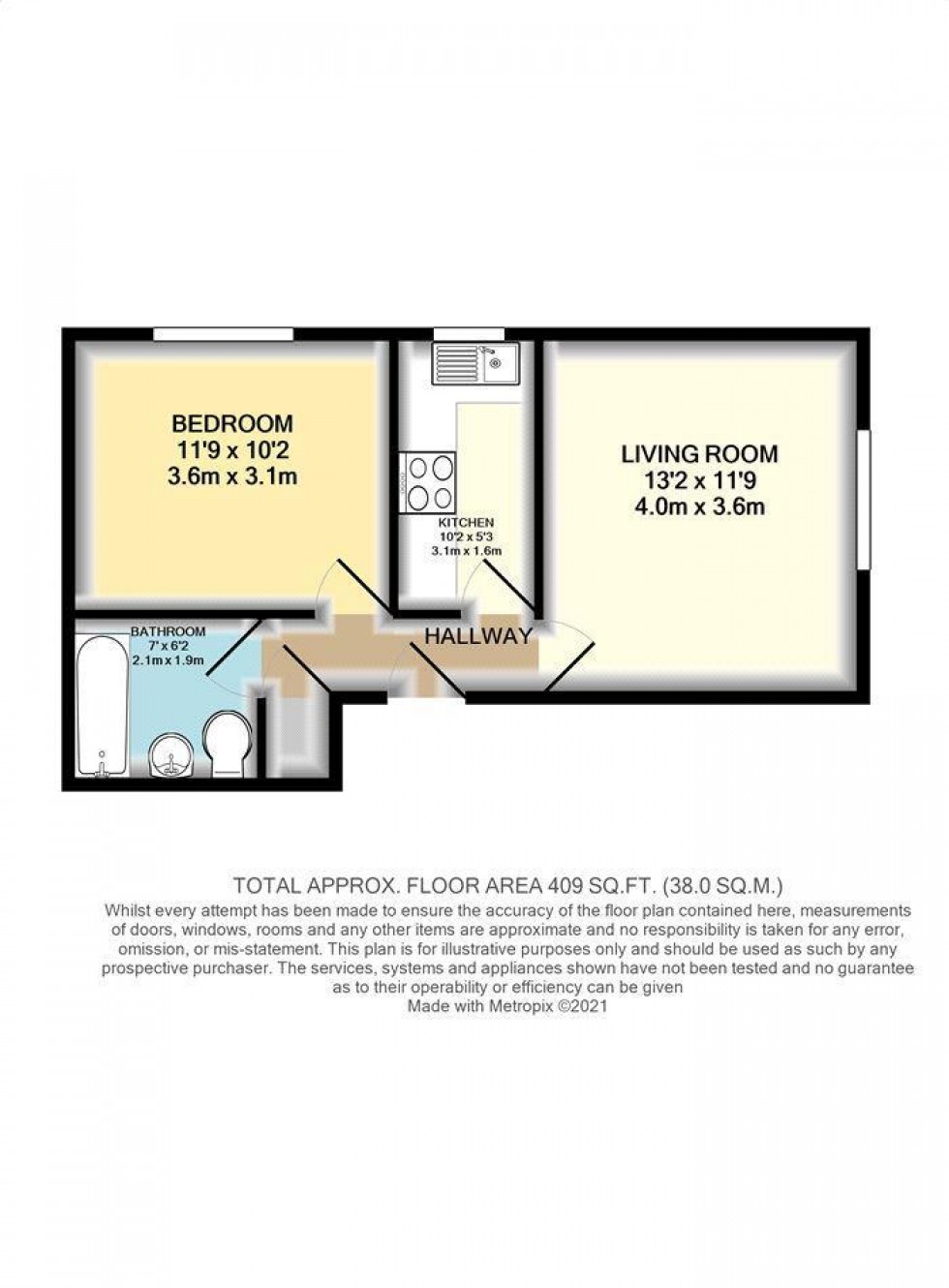Floorplan for Staines-upon-Thames, Surrey, TW18