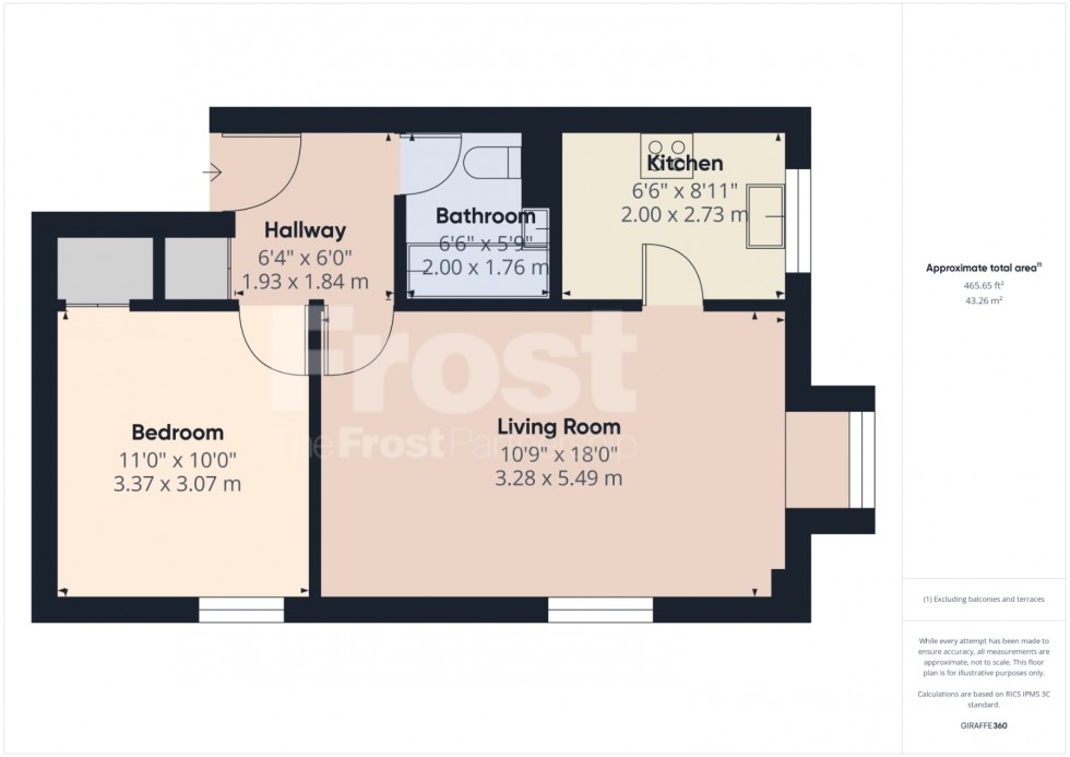 Floorplan for Moormede Crescent, Staines-Upon-Thames, TW18