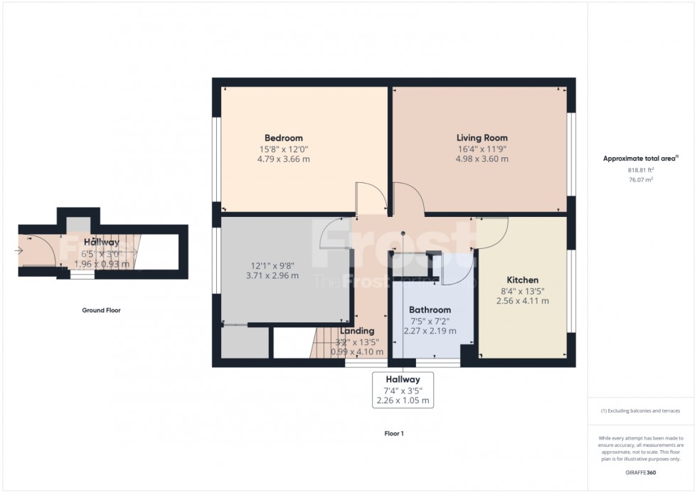Floorplan for Staines-upon-Thames, Surrey, TW18