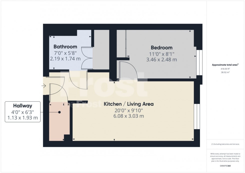 Floorplan for Eden Grove, Staines-Upon-Thames, TW18
