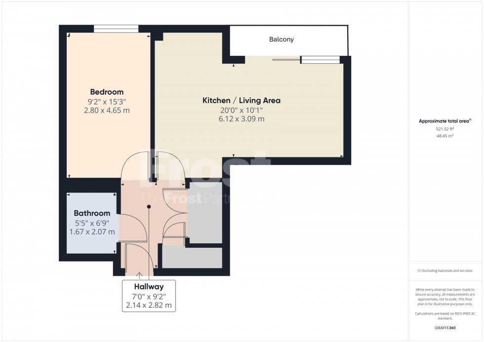 Floorplan for Staines-upon-Thames, Surrey, TW18