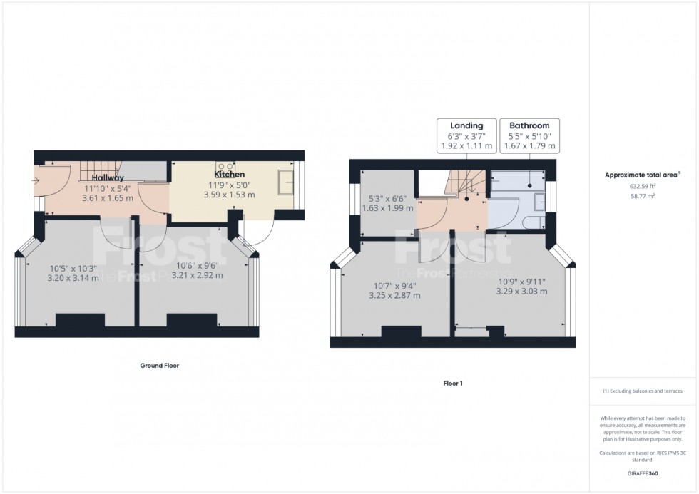 Floorplan for Staines-upon-Thames, Surrey, TW18