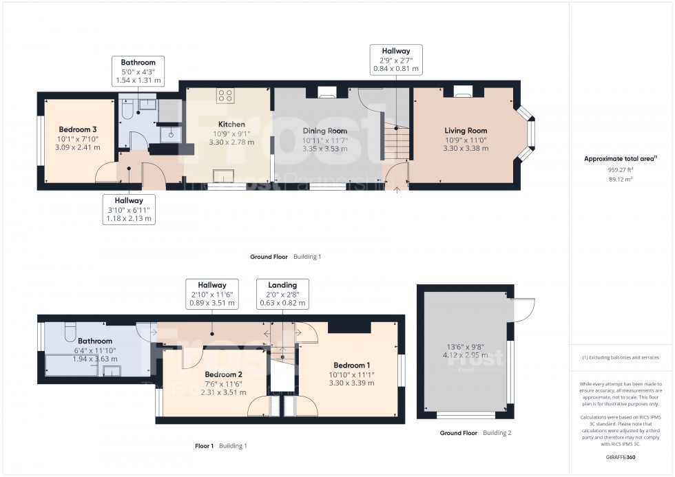 Floorplan for Staines-upon-Thames, Surrey, TW18