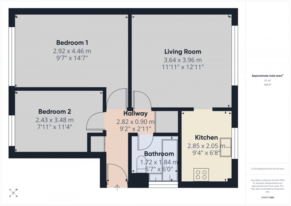 Floorplan for Road, Middlesex, TW19