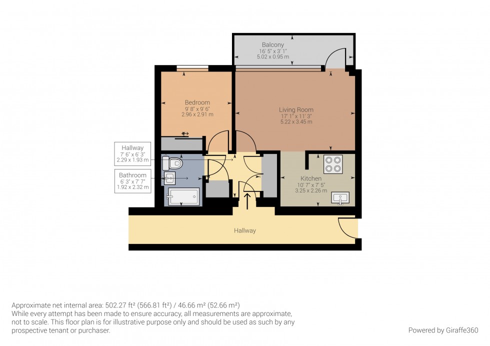 Floorplan for Staines-upon-Thames, Surrey, TW18