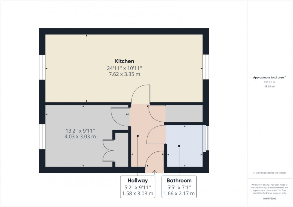 Floorplan for Staines-upon-Thames, Surrey, TW18