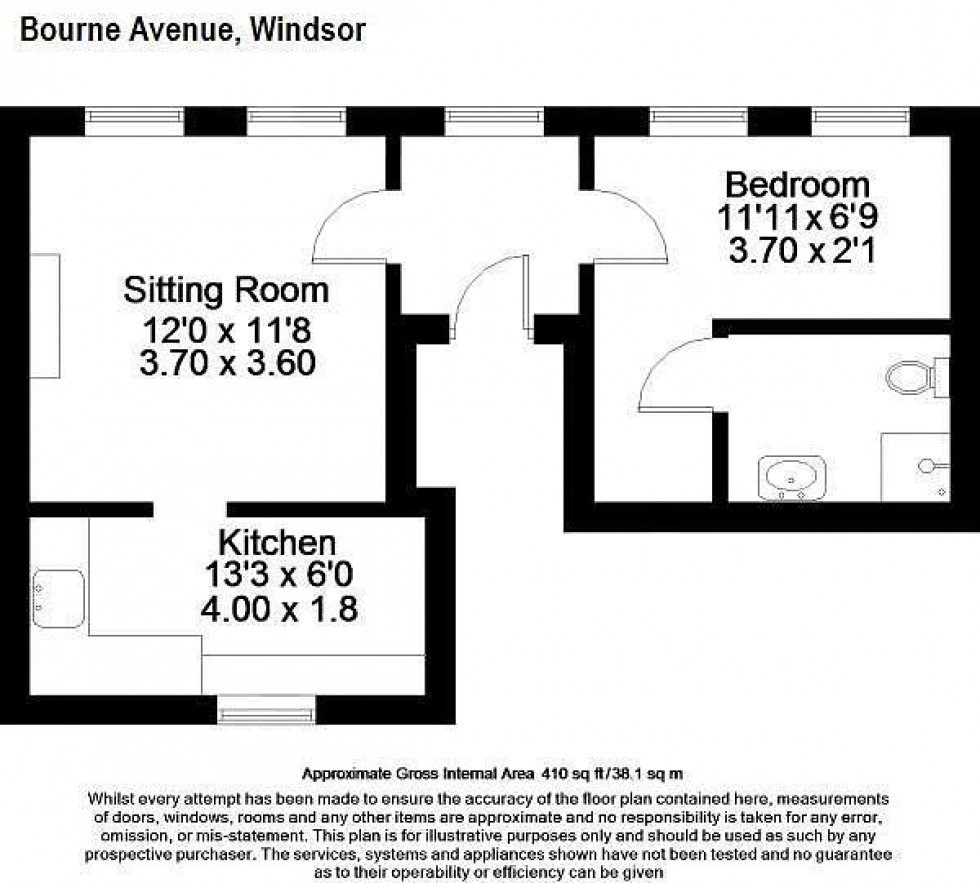 Floorplan for Windsor, Berkshire, SL4