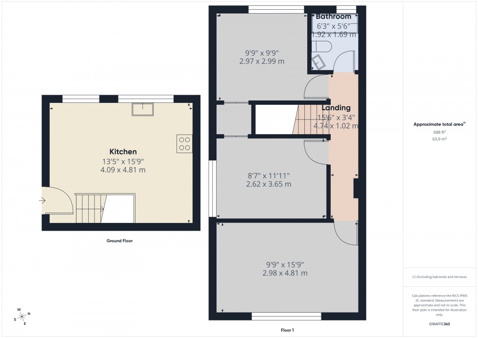 Floorplan for Money Row Green, Holyport, SL6