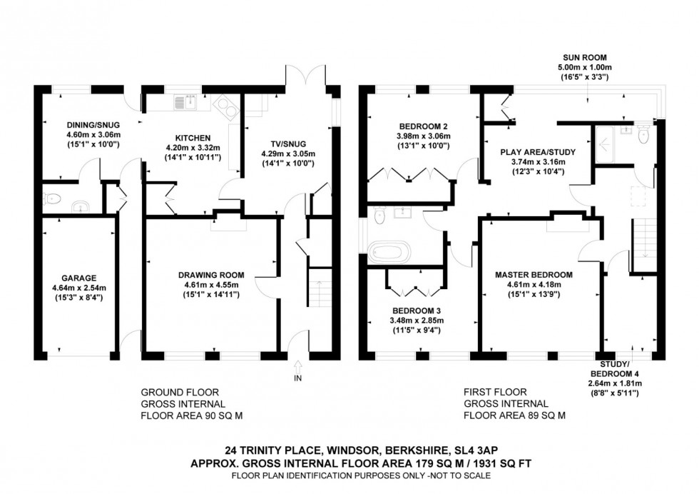 Floorplan for Windsor, Berkshire, SL4