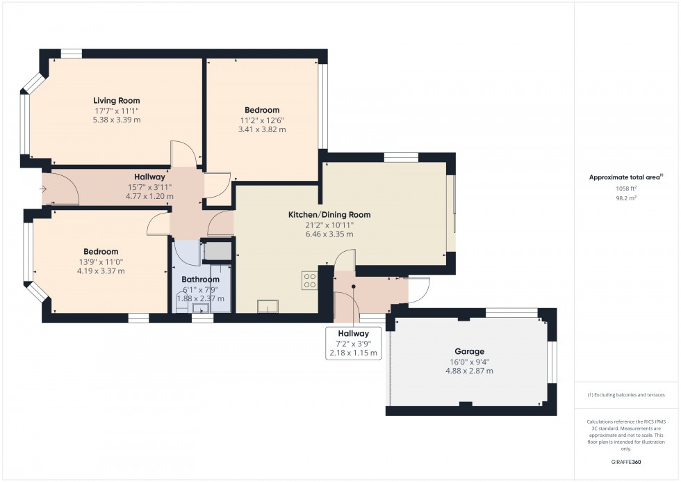 Floorplan for Crouch Lane, Winkfield, SL4