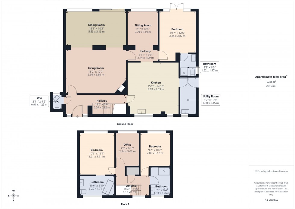 Floorplan for Datchet, Berkshire, SL3