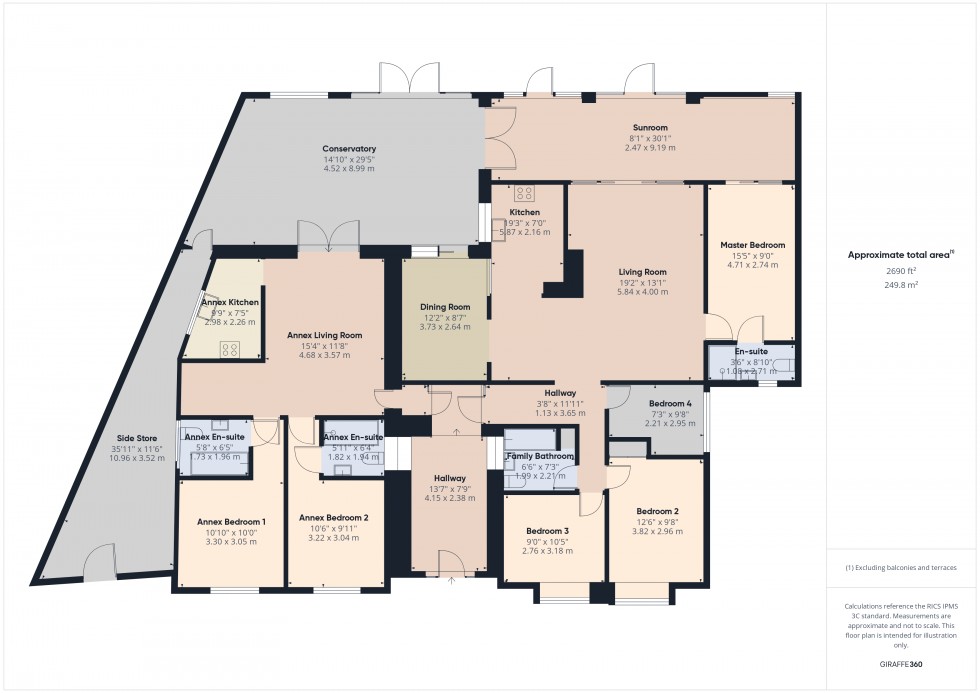 Floorplan for Datchet, Berkshire, SL3
