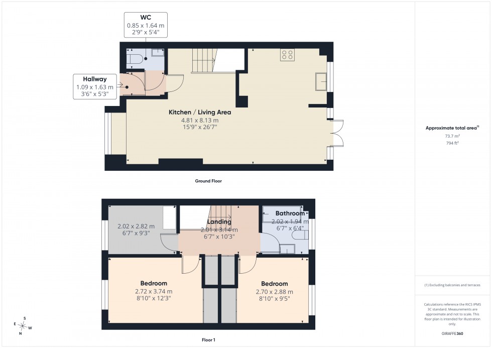 Floorplan for Datchet, Berkshire, SL3