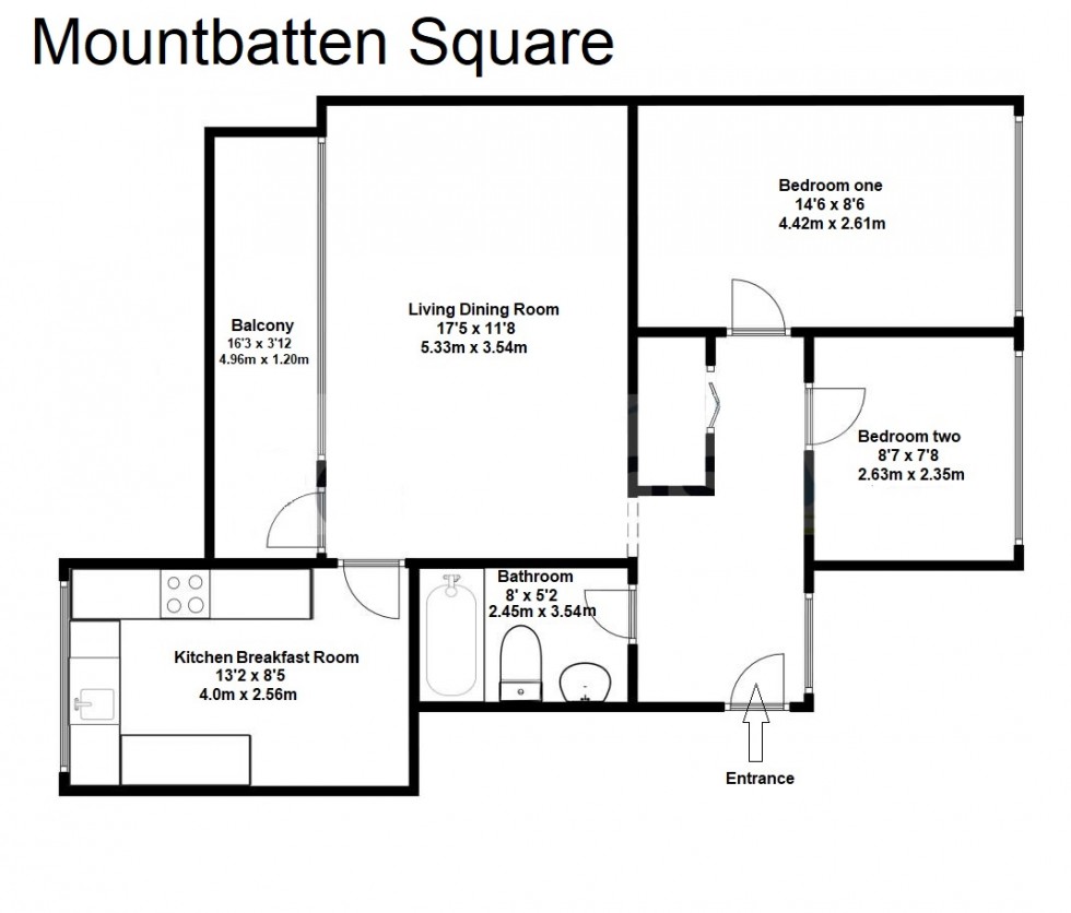 Floorplan for Windsor, Berkshire, SL4