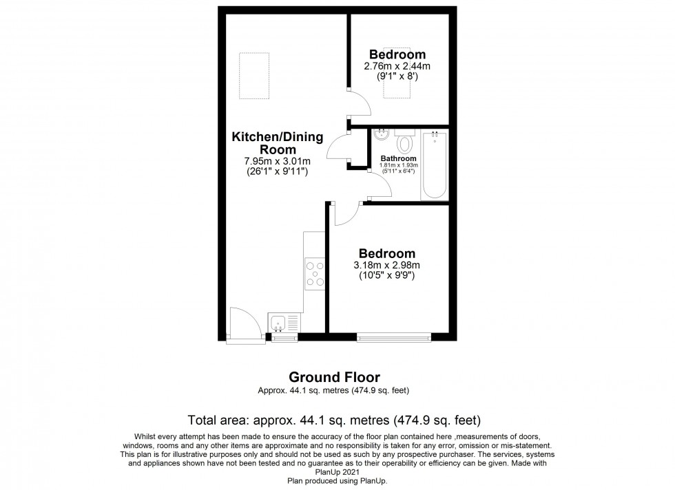 Floorplan for Dedworth Road, Windsor, SL4