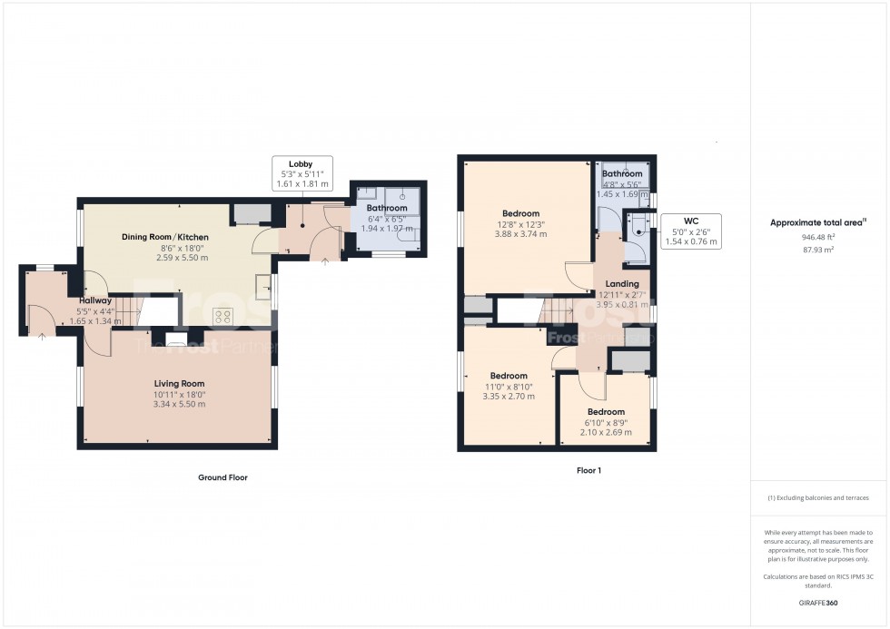 Floorplan for Old Windsor, Berkshire, SL4