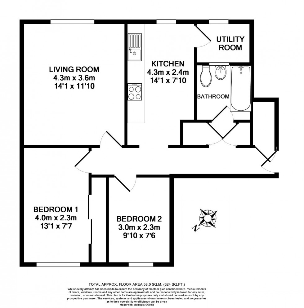 Floorplan for Bell Lane, Eton Wick, SL4