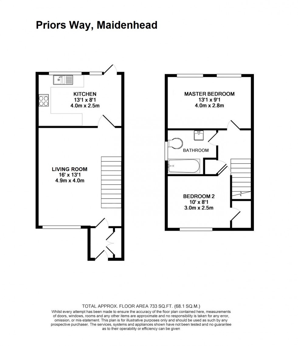 Floorplan for Maidenhead, Berkshire, SL6