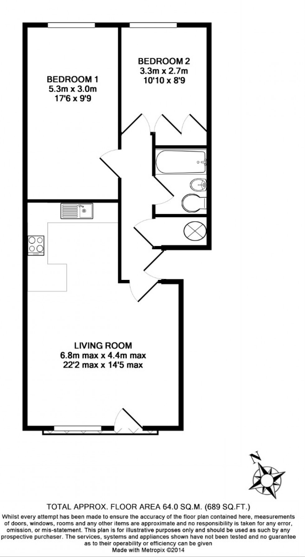 Floorplan for Osborne Road, Windsor, SL4