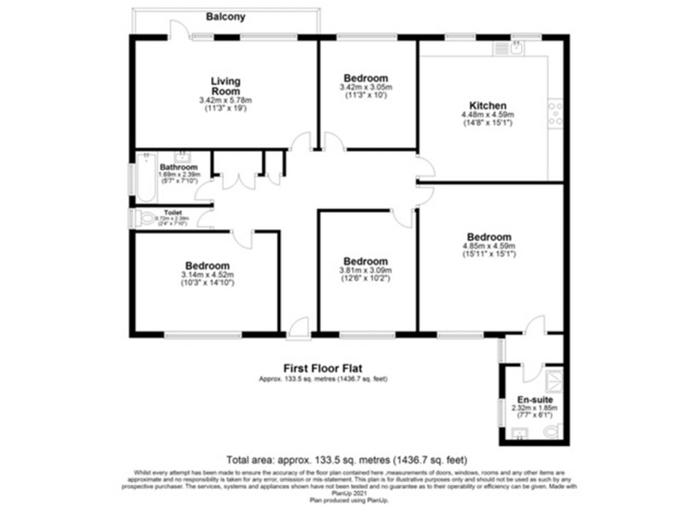 Floorplan for Burfield Road, Old Windsor, SL4