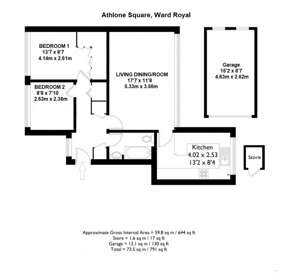 Floorplan for Windsor, Berkshire, SL4