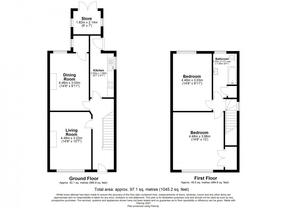 Floorplan for Englefield Green, Egham, TW20