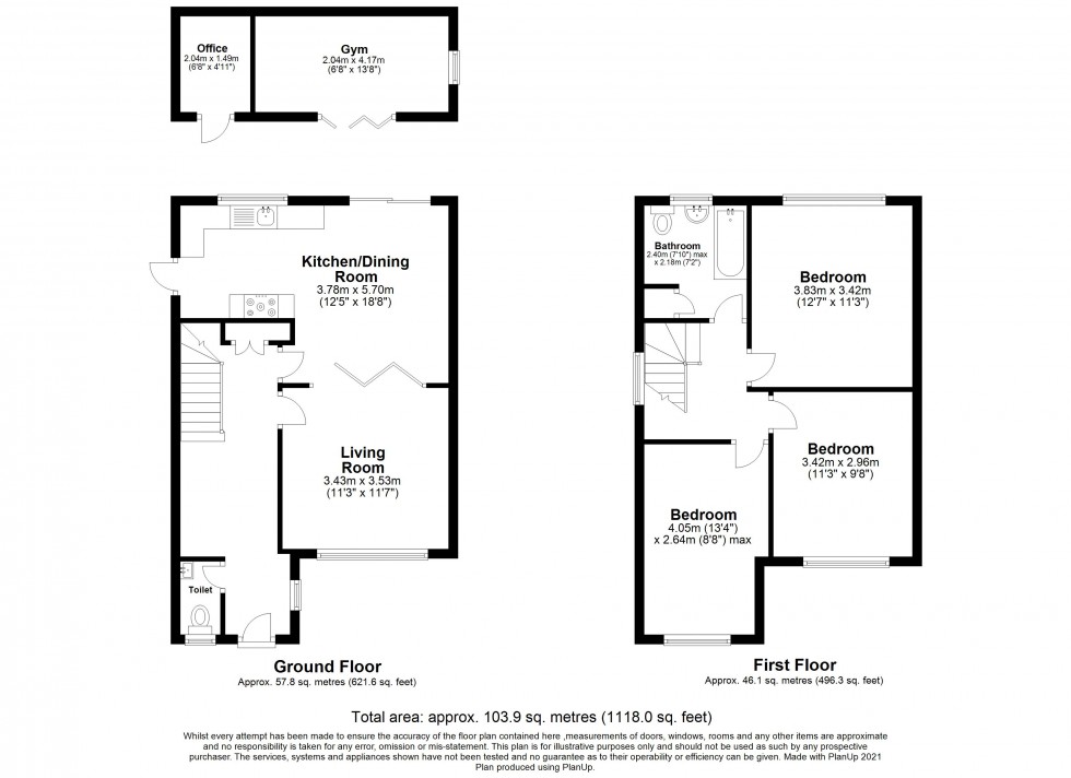 Floorplan for Old Windsor, Berkshire, SL4