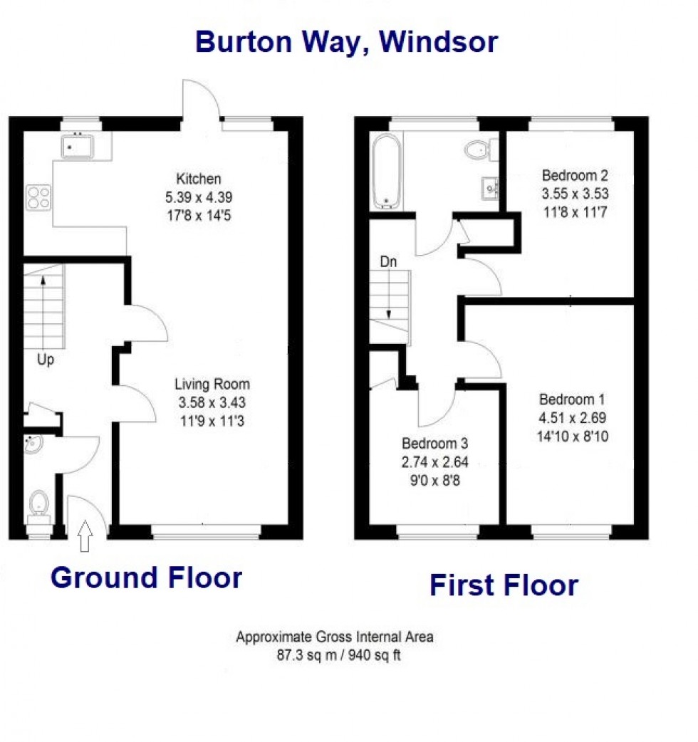 Floorplan for Windsor, Berkshire, SL4