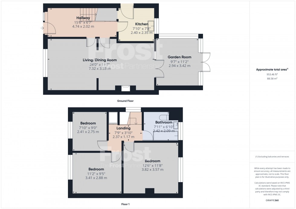 Floorplan for Old Windsor, Berkshire, SL4