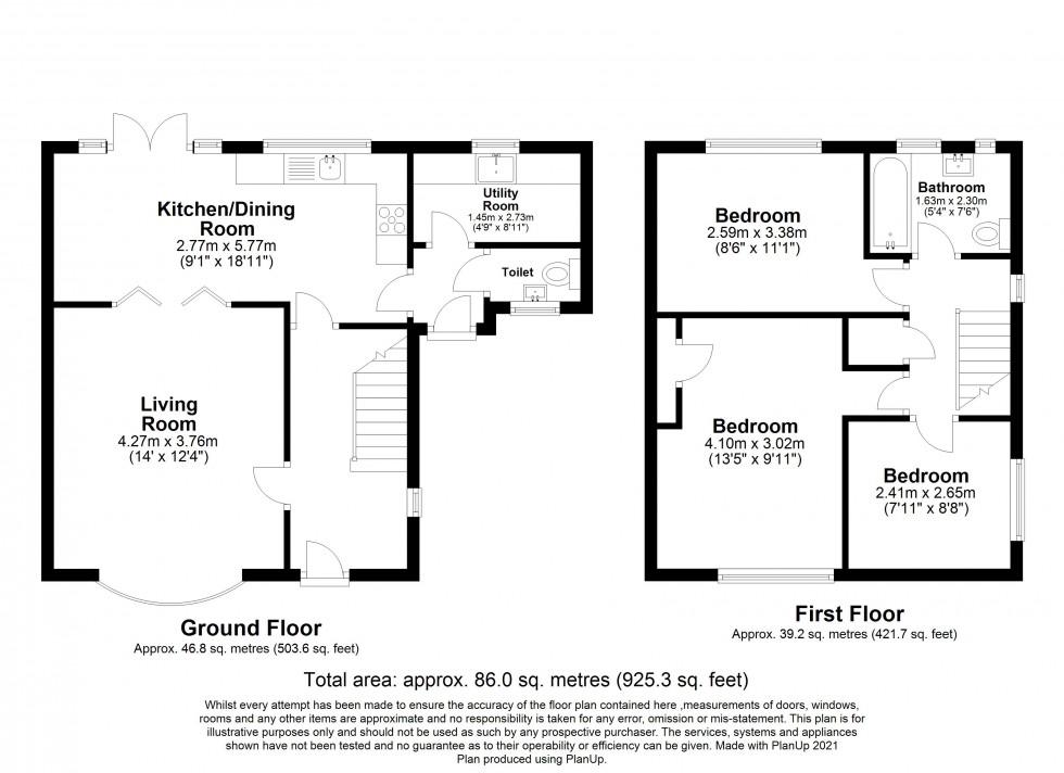 Floorplan for Old Windsor, Berkshire, SL4