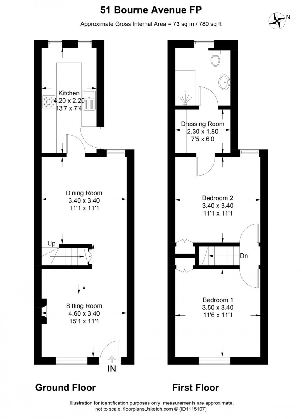 Floorplan for Windsor, Berkshire, SL4