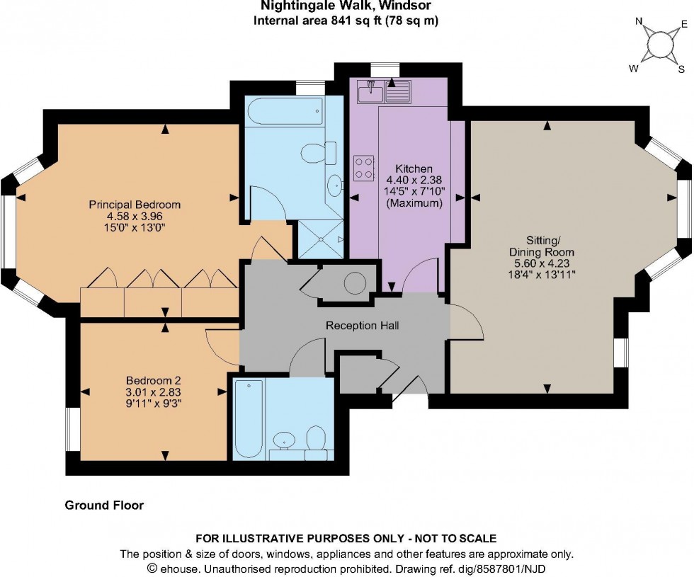 Floorplan for Windsor, Berkshire, SL4
