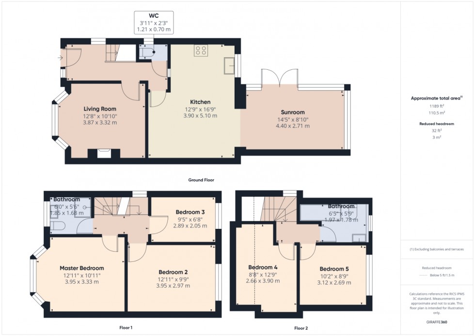 Floorplan for Windsor, Berkshire, SL4