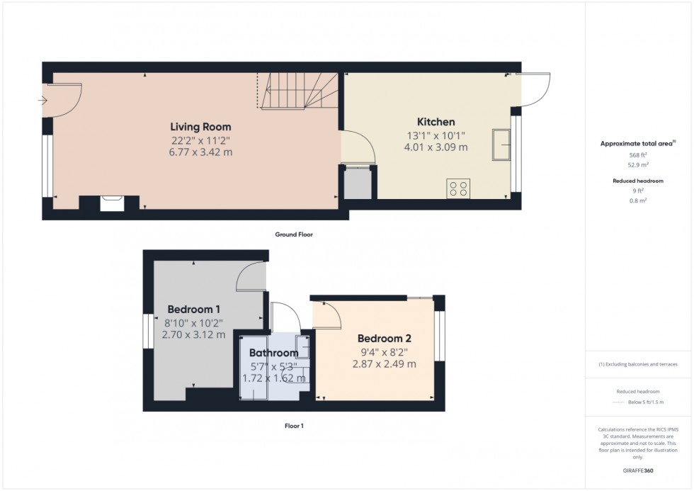 Floorplan for Windsor, Berkshire, SL4