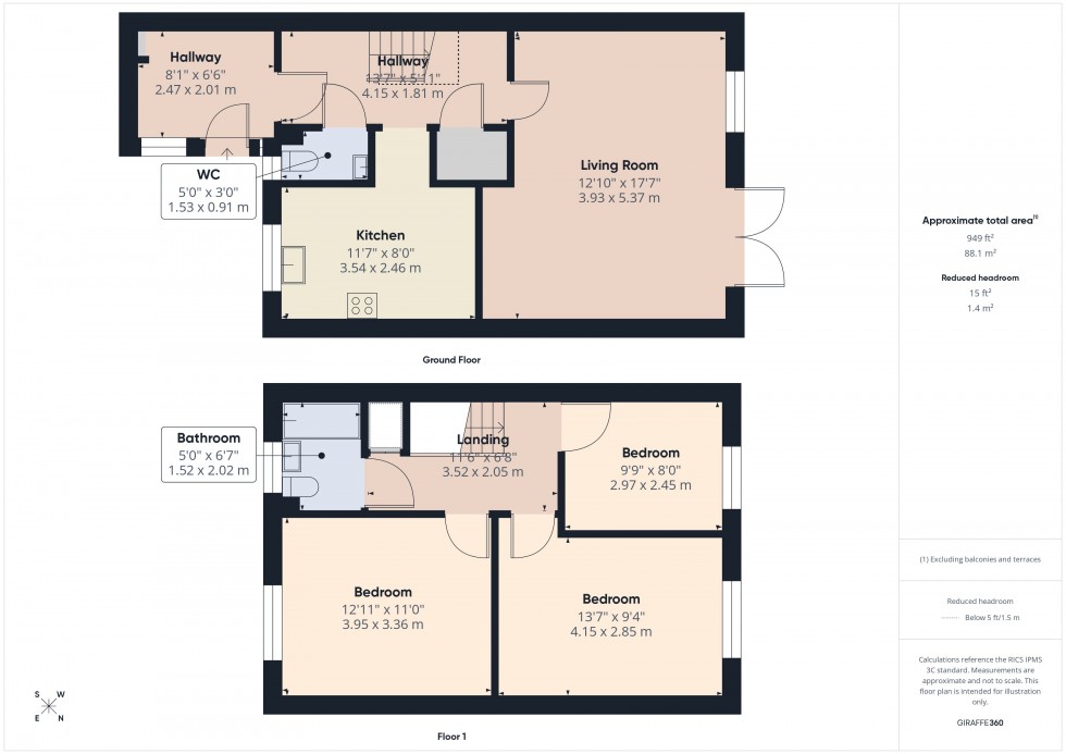 Floorplan for Datchet, Slough, SL3